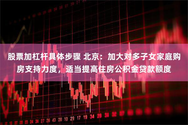 股票加杠杆具体步骤 北京:加大对多子女家庭购房支持力度,适当提高住房公积金贷款额度